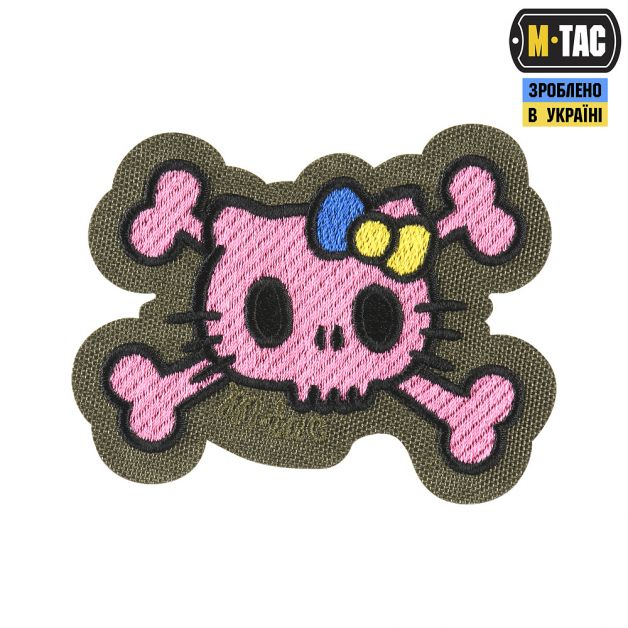 M-Tac нашивка KITTY (вышивка) Pink/Ranger Green