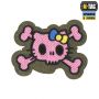 M-Tac нашивка KITTY (вышивка) Pink/Ranger Green