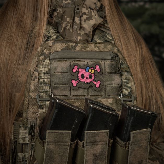 M-Tac нашивка KITTY (вышивка) Pink/Ranger Green