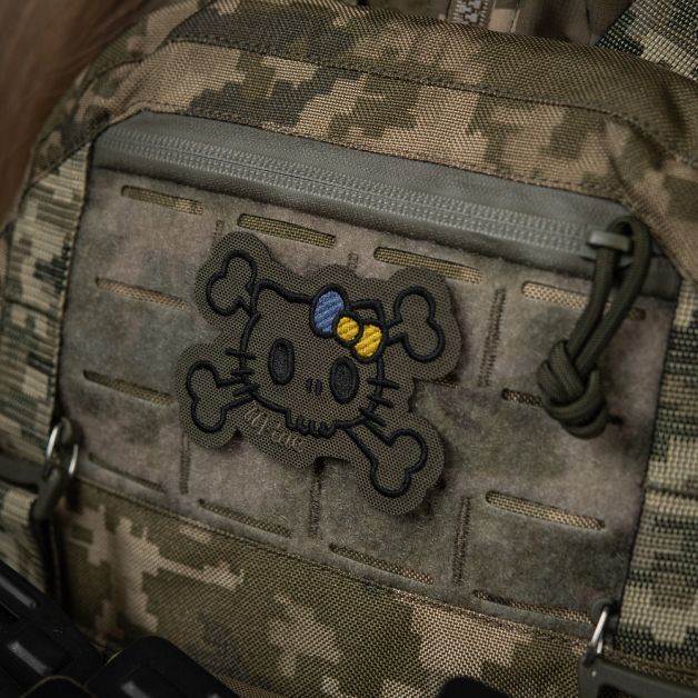 M-Tac нашивка KITTY контур (вышивка) Ranger Green