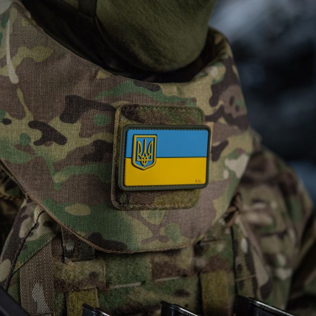M-Tac нашивка флаг Украины с малым гербом PVC