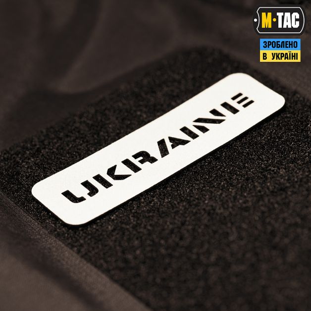 M-Tac нашивка Ukraine скрізна 25х80 Laser Cut світловідбиваюча 