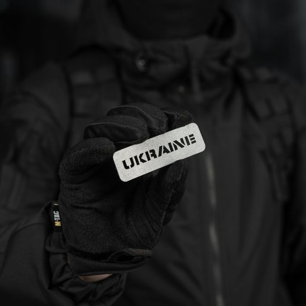 M-Tac нашивка Ukraine скрізна 25х80 Laser Cut світловідбиваюча 
