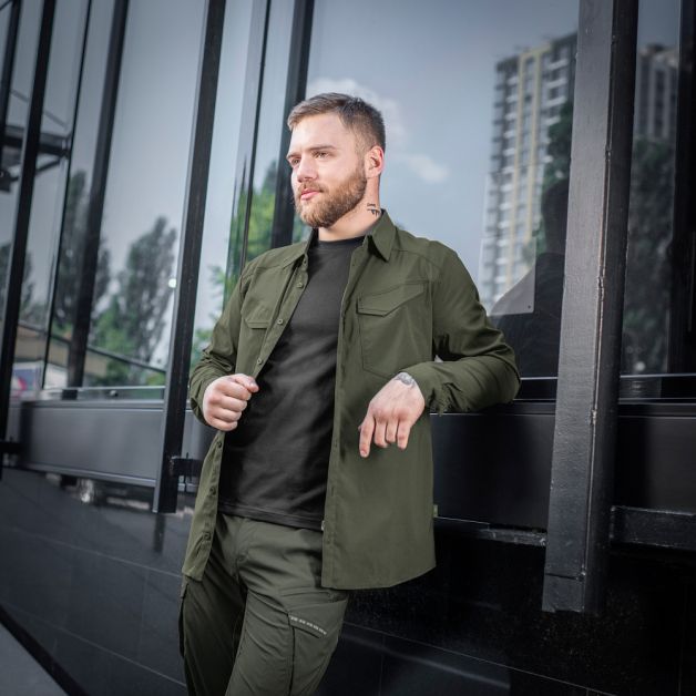 M-Tac рубашка Aggressor Flex Army Olive