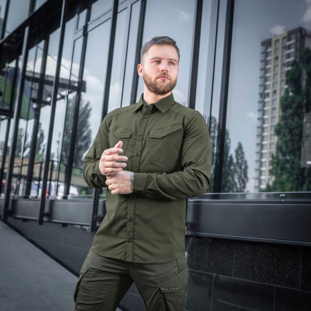 M-Tac рубашка Aggressor Flex Army Olive