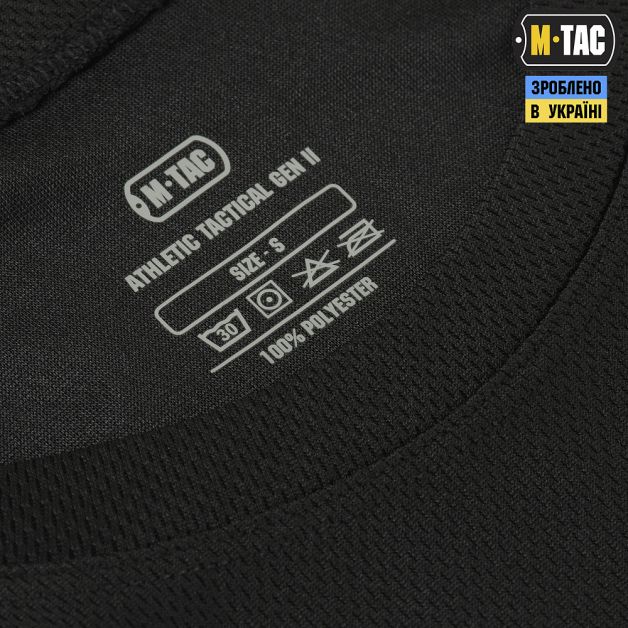 M-Tac футболка потоотводящая Athletic Gen. 2 Black