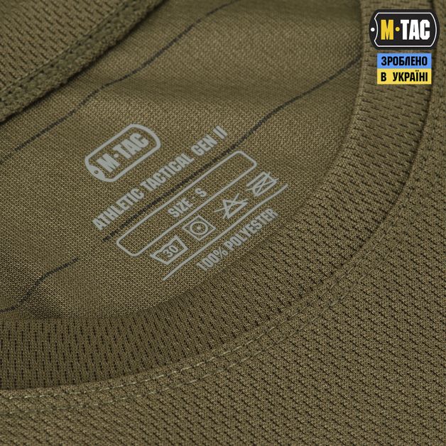 M-Tac футболка потоотводящая Athletic Gen. 2 Olive