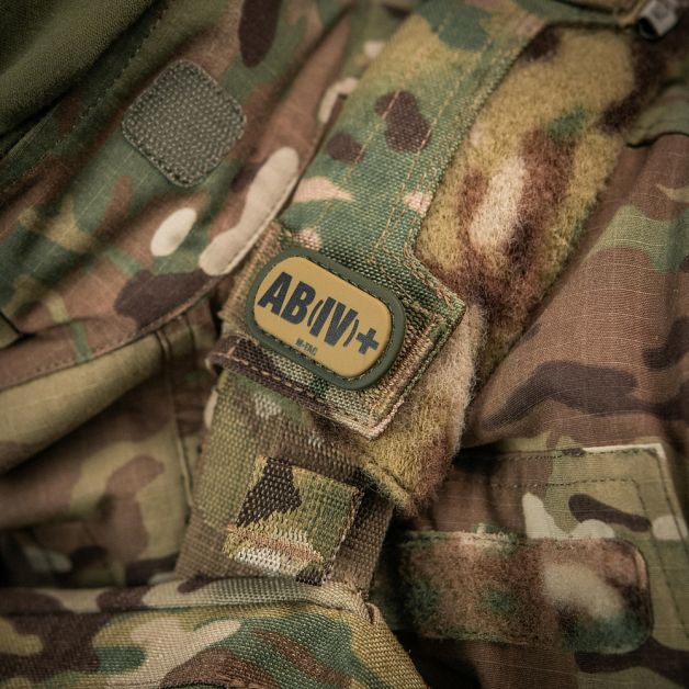 M-Tac MOLLE Patch група крові AB (IV) + PVC Ranger Green