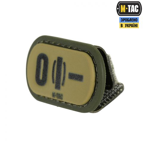 M-Tac MOLLE Patch група крові O (I) - PVC Ranger Green