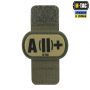 M-Tac MOLLE Patch група крові A (II) + PVC Ranger Green