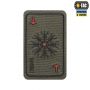 M-Tac нашивка карта Шлем Ужаса (вишивка) Ranger Green