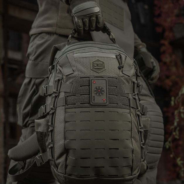 M-Tac нашивка карта Шлем Ужаса (вишивка) Ranger Green