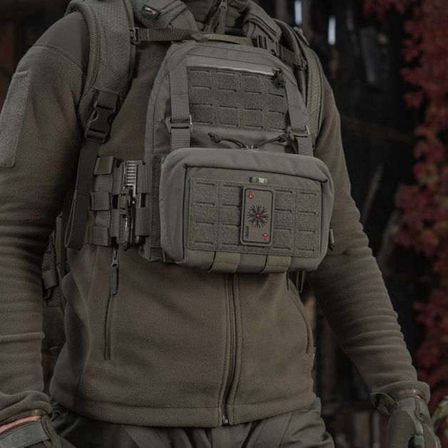 M-Tac нашивка карта Шлем Ужаса (вишивка) Ranger Green