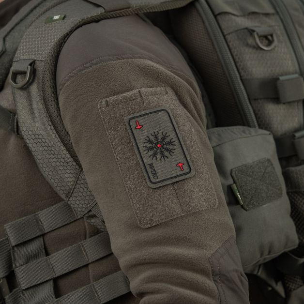 M-Tac нашивка карта Шлем Ужаса (вишивка) Ranger Green