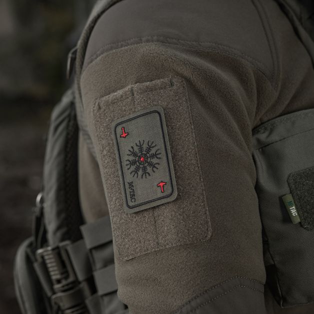M-Tac нашивка карта Шлем Ужаса (вишивка) Ranger Green
