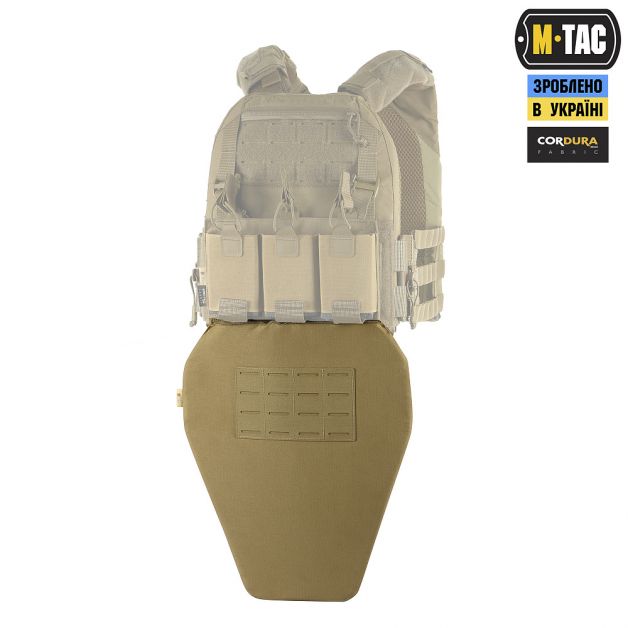 M-Tac фартук противоосколочный с баллистическим пакетом 1А Laser Cut XL Coyote