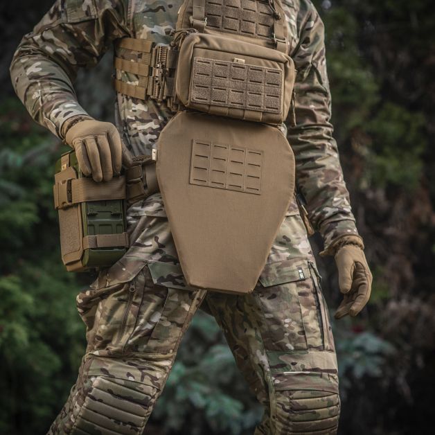 M-Tac фартук противоосколочный с баллистическим пакетом 1А Laser Cut XL Coyote