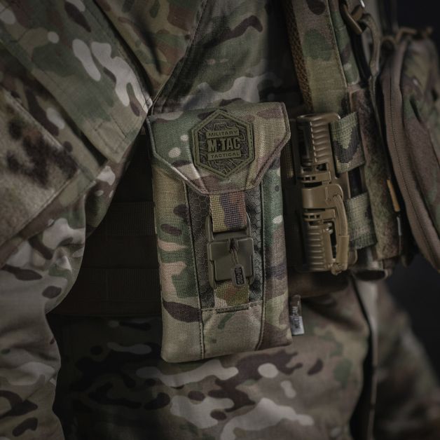 M-Tac подсумок для смартфона Elite Large Hex Multicam/Ranger Green