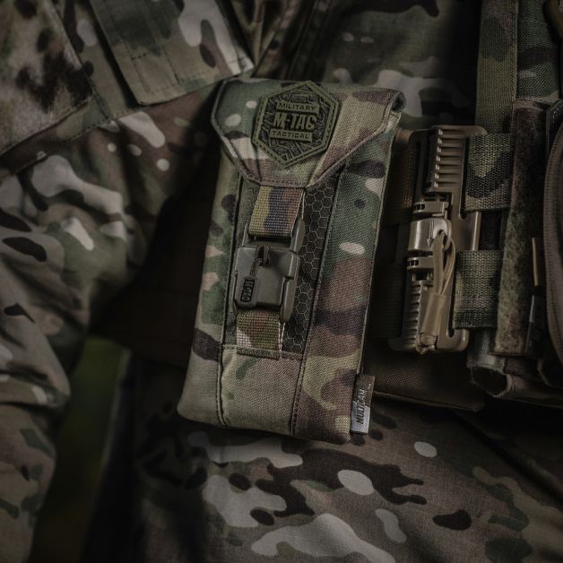 M-Tac подсумок для смартфона Elite Large Hex Multicam/Ranger Green