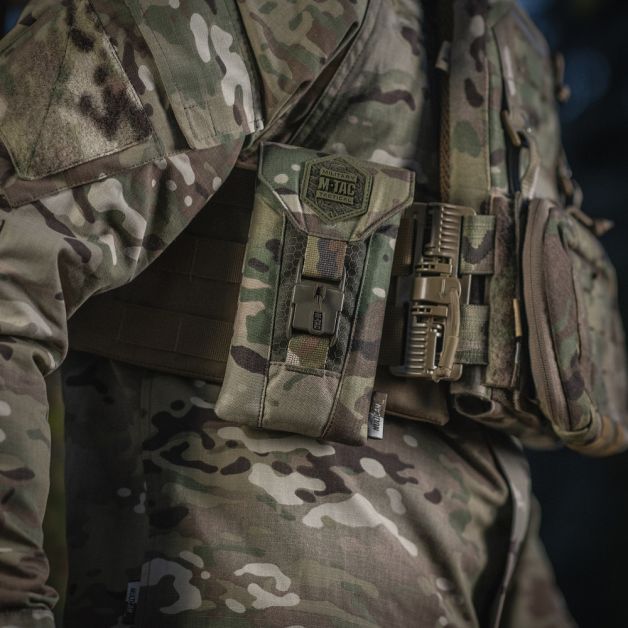M-Tac подсумок для смартфона Elite Large Hex Multicam/Ranger Green