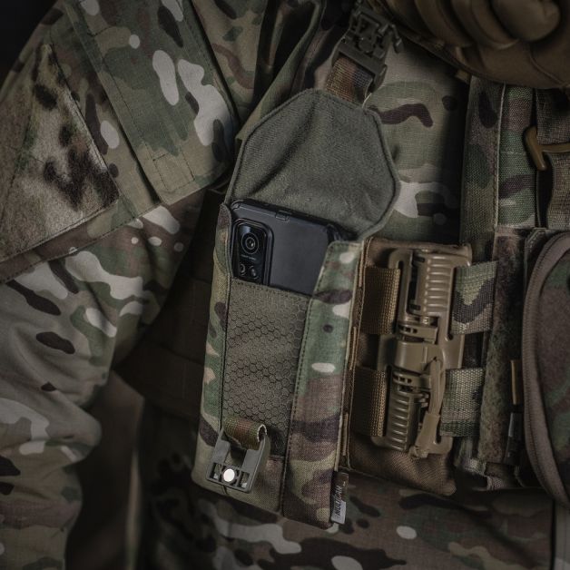M-Tac подсумок для смартфона Elite Large Hex Multicam/Ranger Green