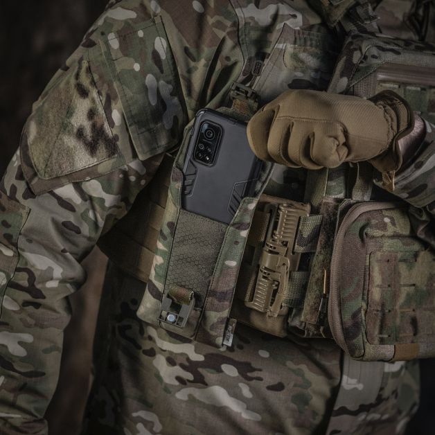 M-Tac подсумок для смартфона Elite Large Hex Multicam/Ranger Green