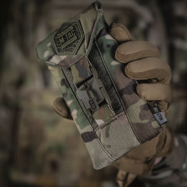 M-Tac подсумок для смартфона Elite Large Hex Multicam/Ranger Green