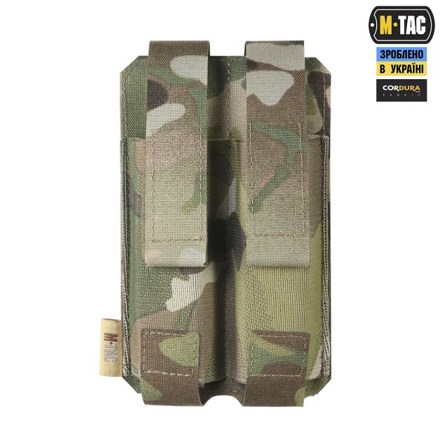 M-Tac подсумок двойной для пистолетного магазина АПС Laser Cut Gen.II Multicam