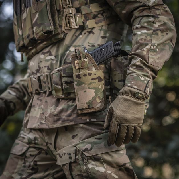M-Tac кобура универсальная Elite Left Multicam