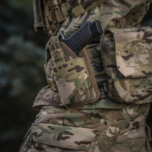 M-Tac кобура универсальная Elite Left Multicam