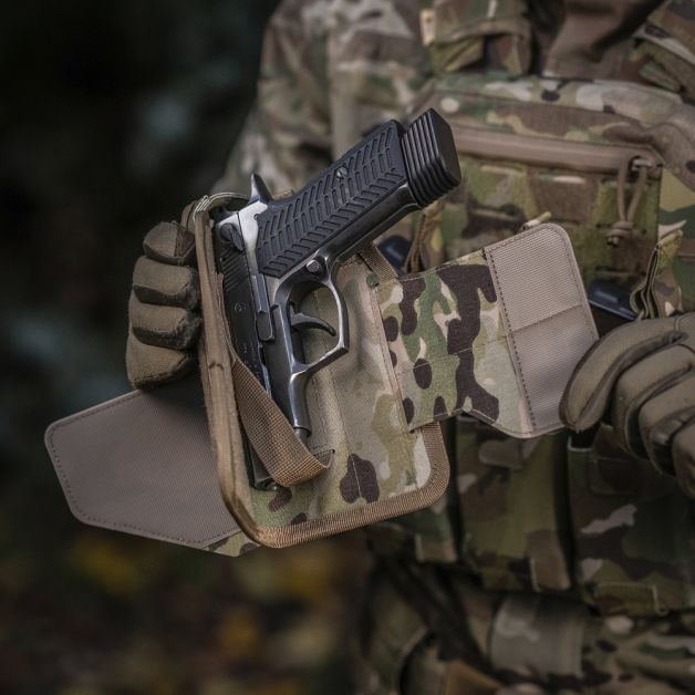 M-Tac кобура универсальная Elite Left Multicam