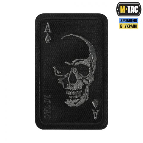 M-Tac нашивка Face of war (вишивка) Black