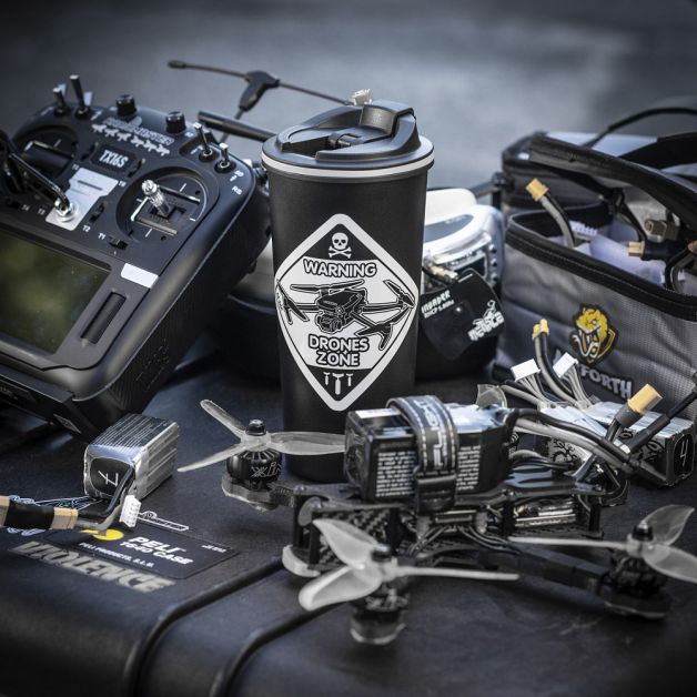 M-Tac наклейка Drones Zone светоотражающая Small Black