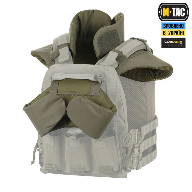M-Tac Горжет с баллистическими пакетами 1 класс для Cuirass QRS Ranger Green