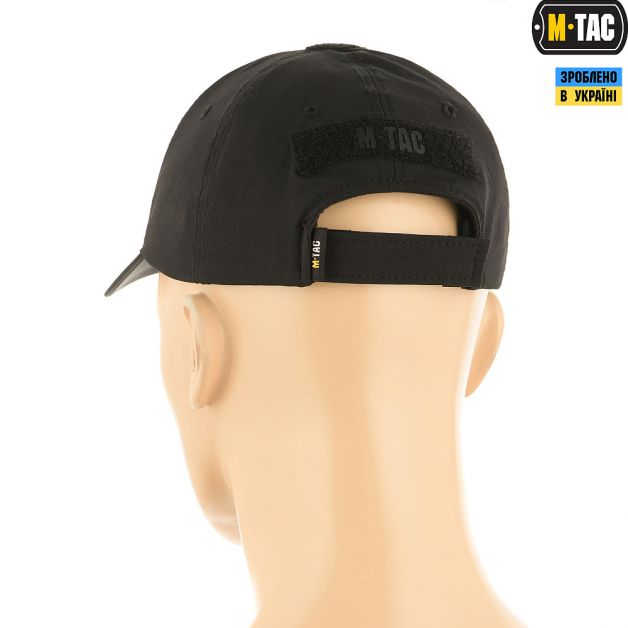 M-Tac бейсболка тактична Flex Lightweight Black