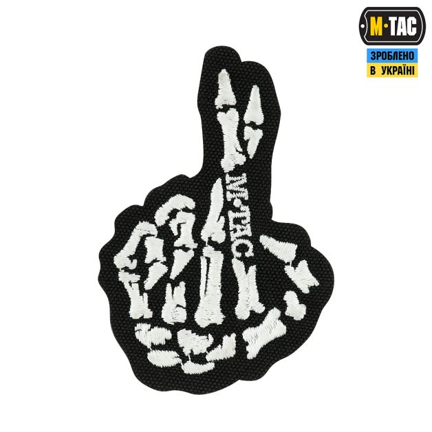 M-Tac нашивка Crossed Fingers (вышивка) Black