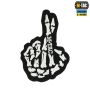 M-Tac нашивка Crossed Fingers (вышивка) Black
