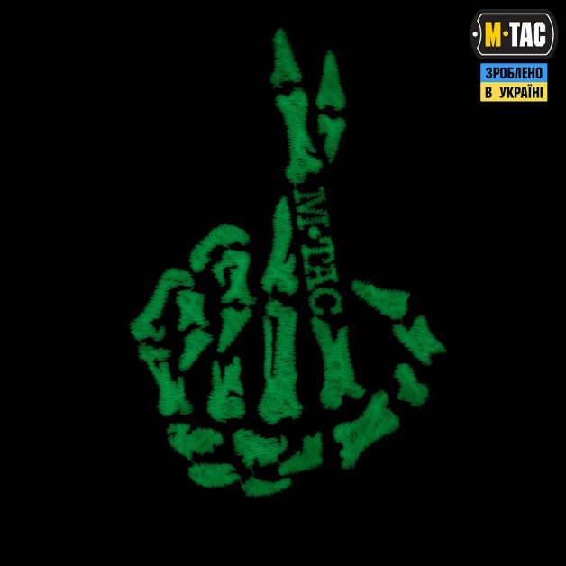 M-Tac нашивка Crossed Fingers (вышивка) Black
