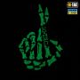 M-Tac нашивка Crossed Fingers (вышивка) Black