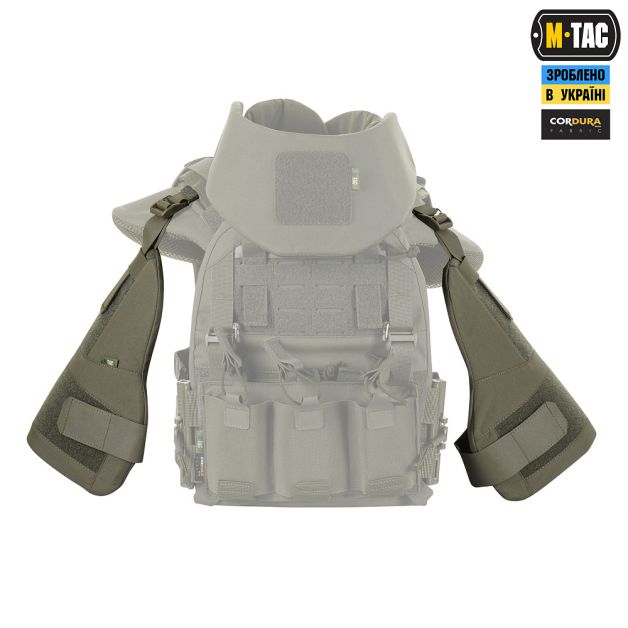 M-Tac плечевая защита с баллистическими пакетами 1 класс для Cuirass QRS Ranger Green