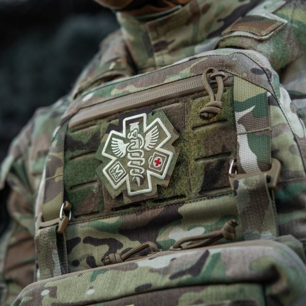 M-Tac нашивка Paramedic (вышивка) Multicam