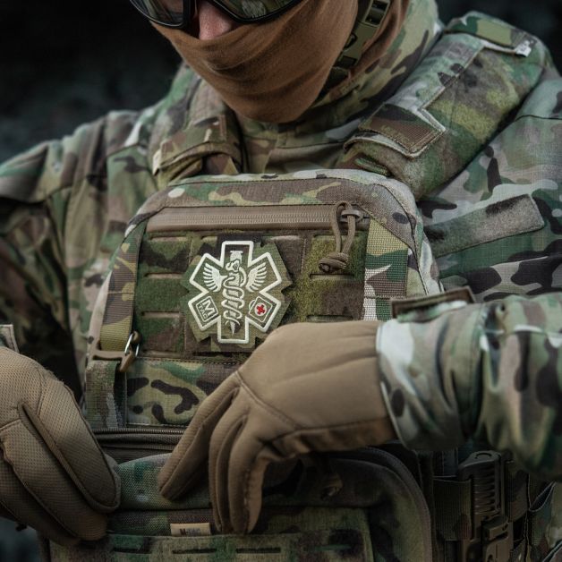 M-Tac нашивка Paramedic (вышивка) Multicam