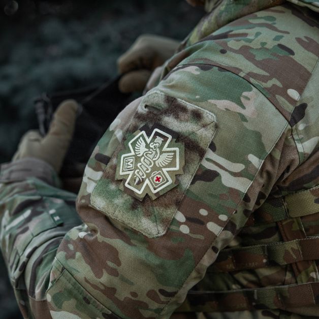 M-Tac нашивка Paramedic (вышивка) Multicam