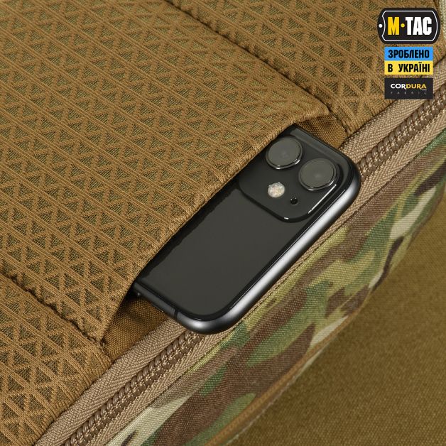 M-Tac сумка Sphaera Hardsling Bag Large с липучкой Elite Multicam