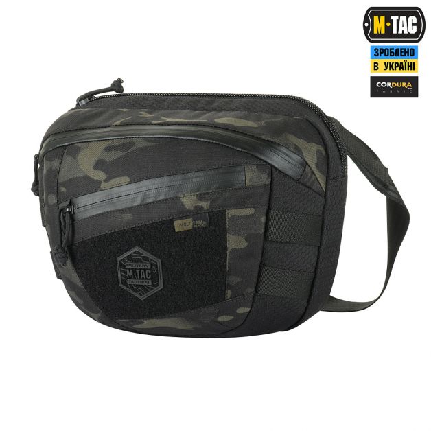 M-Tac сумка Sphaera Hex Hardsling Bag Large с липучкой Elite Multicam Black/Black