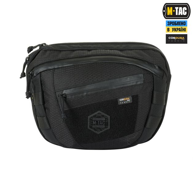 M-Tac сумка Sphaera Hex Hardsling Bag Large с липучкой Elite Black