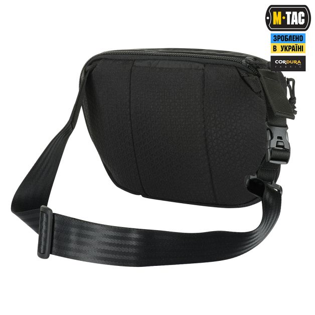 M-Tac сумка Sphaera Hex Hardsling Bag Large с липучкой Elite Black