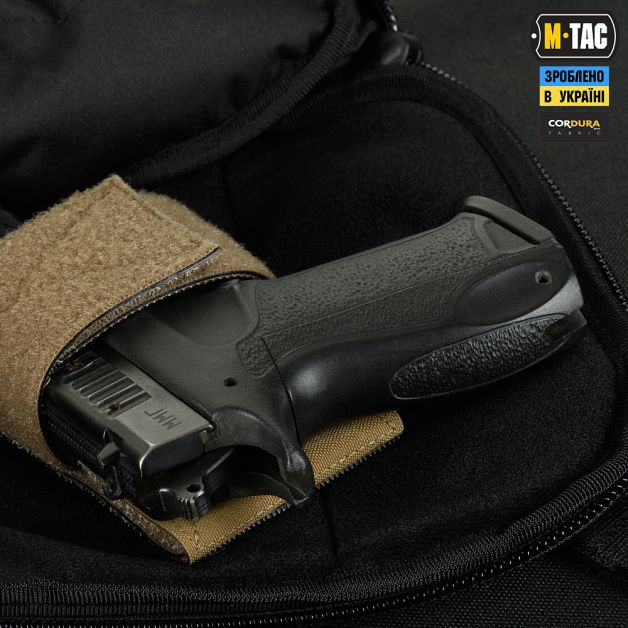 M-Tac сумка Sphaera Hex Hardsling Bag Large с липучкой Elite Black