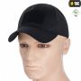 M-Tac бейсболка с липучкой Flex рип-стоп Black
