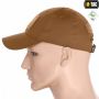 M-Tac бейсболка с липучкой Flex рип-стоп Coyote Brown